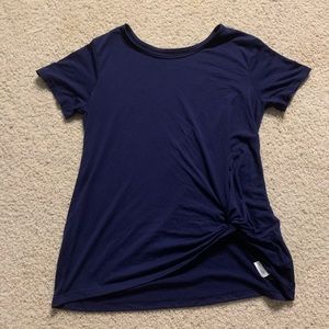 Navy athletic top